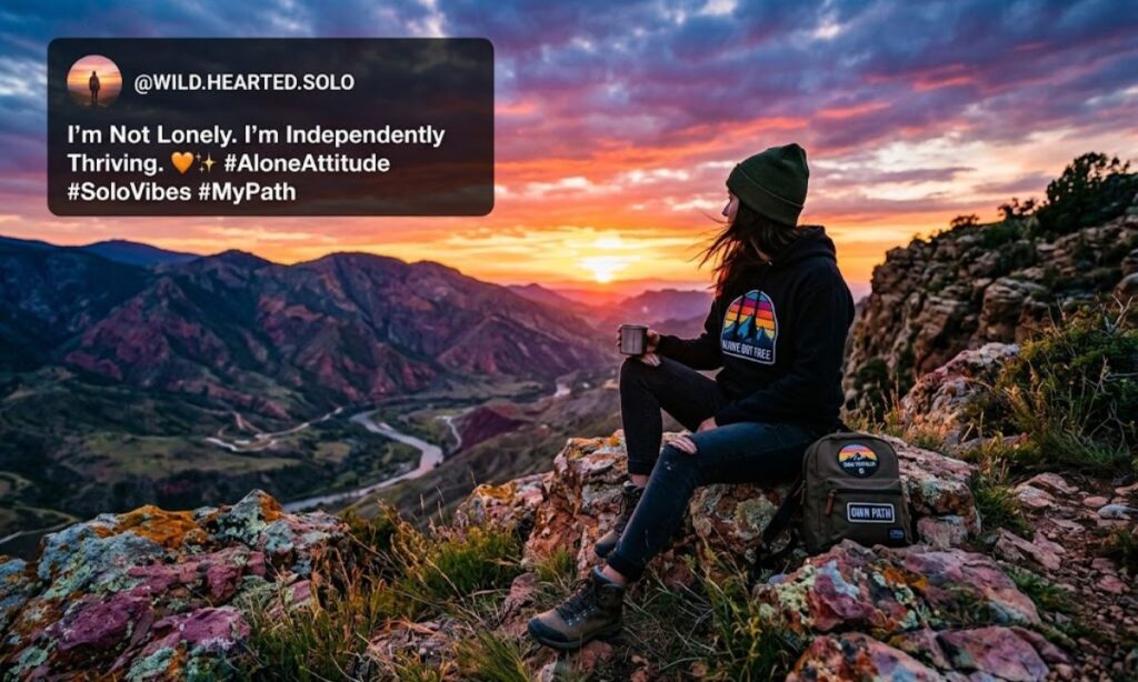 Alone Attitude Captions for Instagram