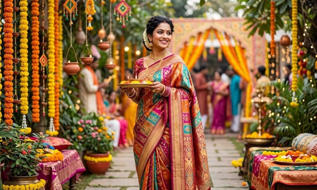 Caption for Saree Pic in Hindi