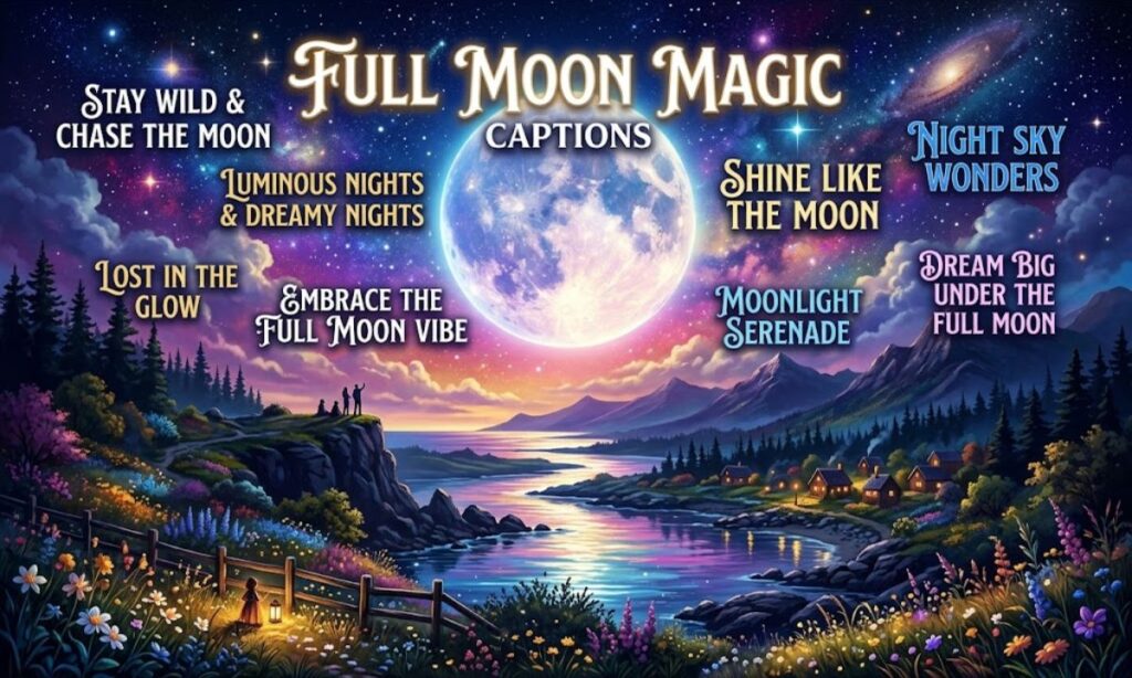 Full Moon Captions