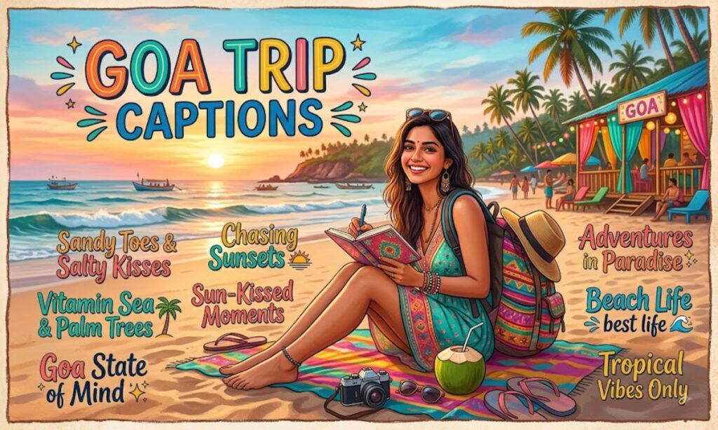 Goa Trip Captions