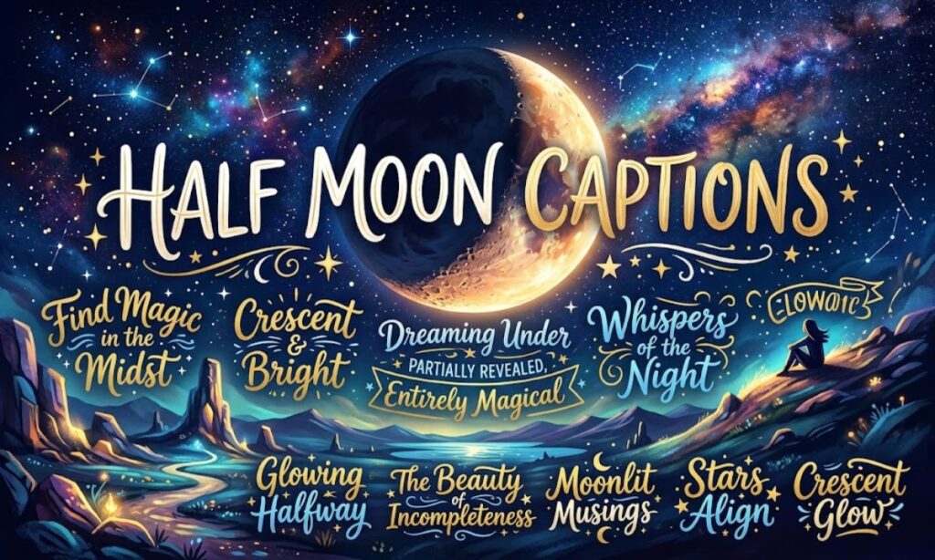 Half Moon Captions