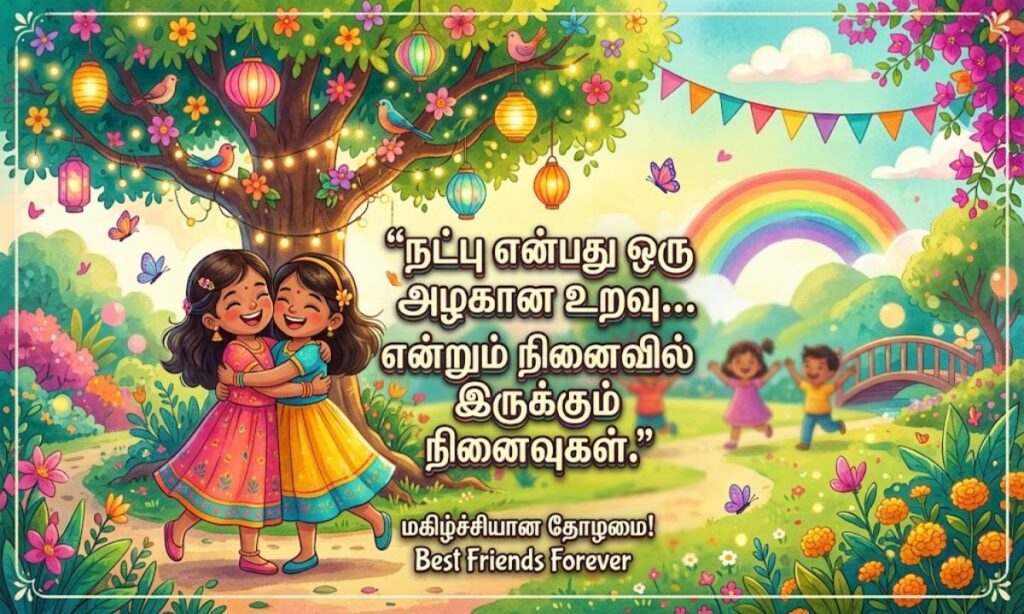 Happy Cute Friendship Quotes in Tamil