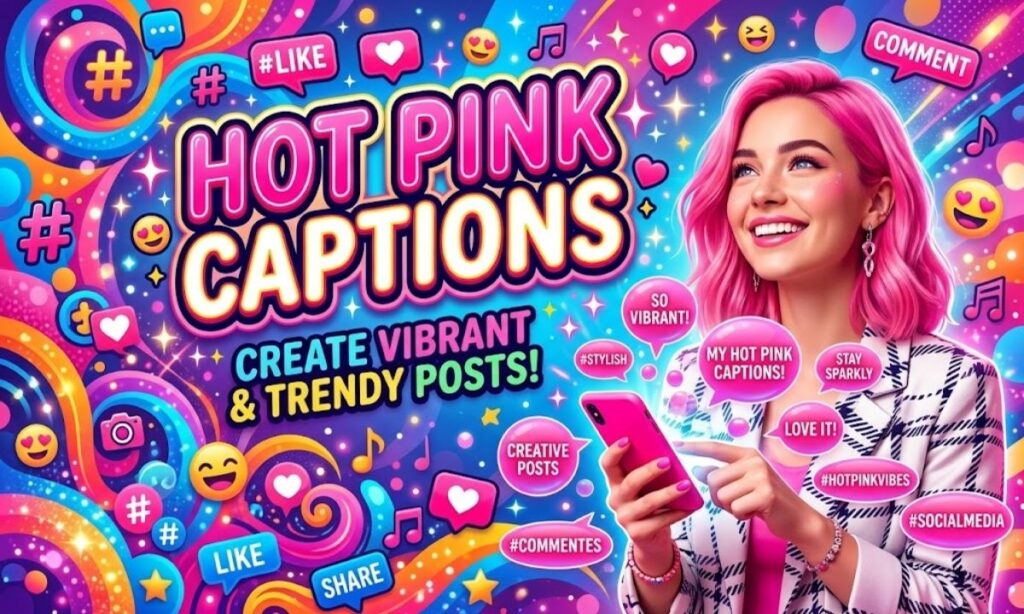 Hot Pink Captions