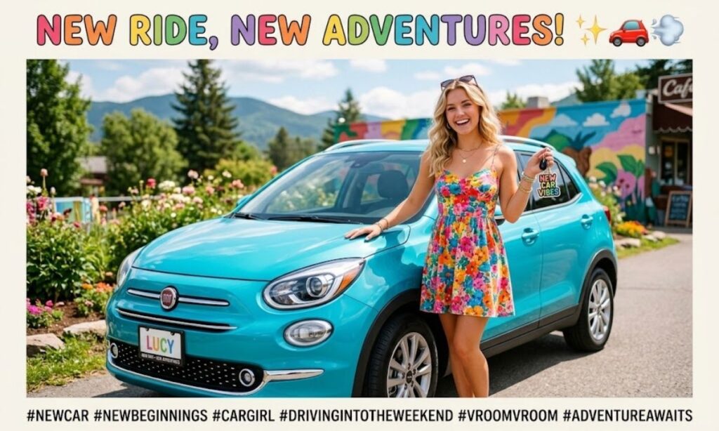 New Car Captions Instagram for Girl
