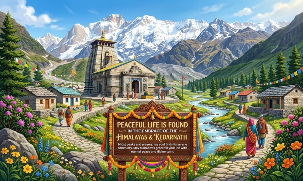 Peaceful Life Kedarnath Quotes