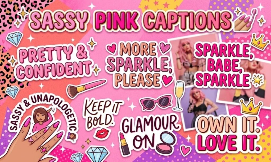 Sassy Pink Captions 💅