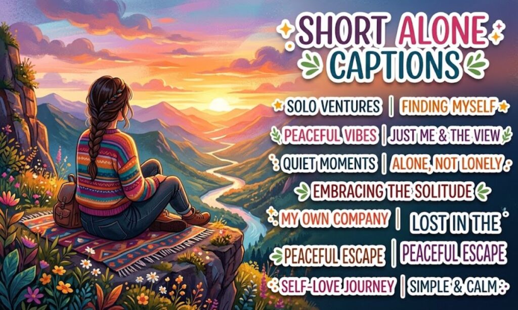 Short Alone Captions for Instagram