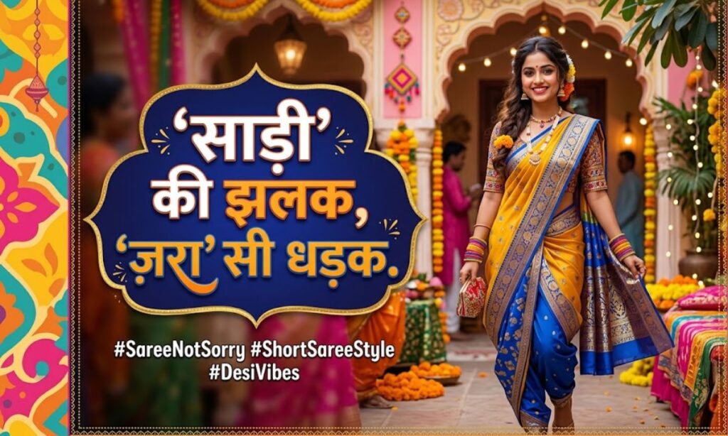 Attitude Saree Caption for Instagram in Hindi