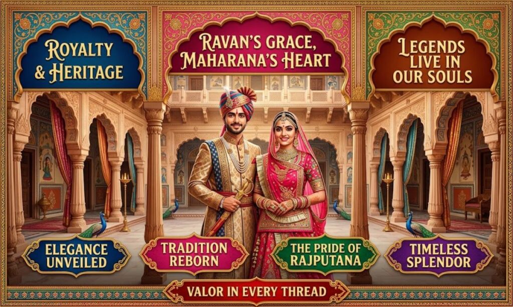 Traditional Rajputi Look Captions