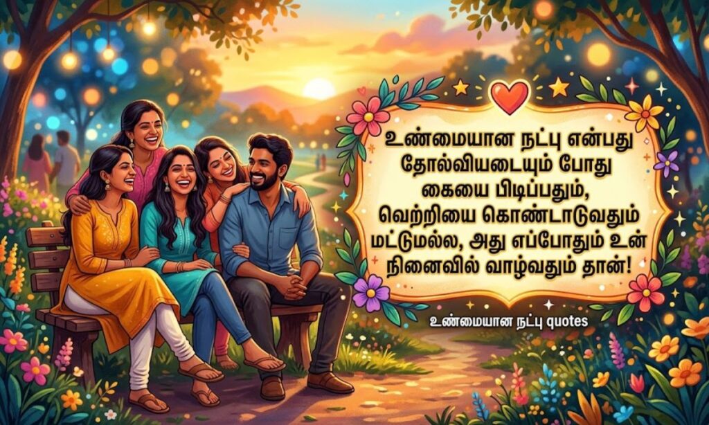 True Friendship Quotes in Tamil