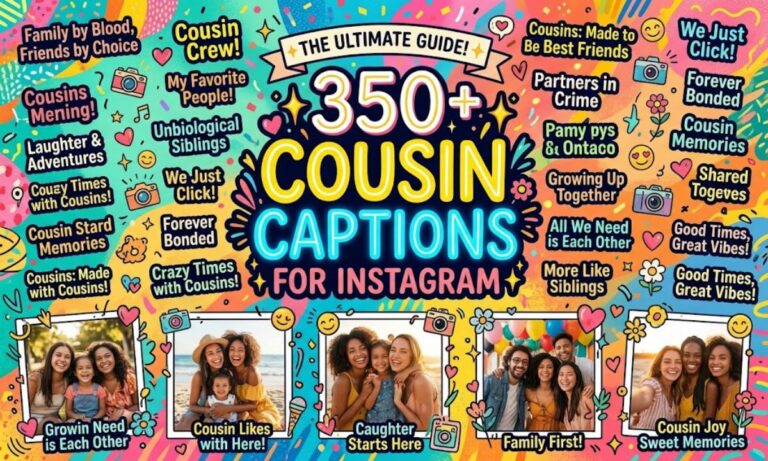 350+ Cousin Captions for Instagram