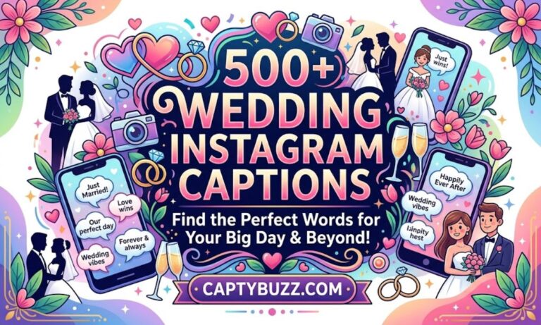 500+ Wedding Instagram Captions