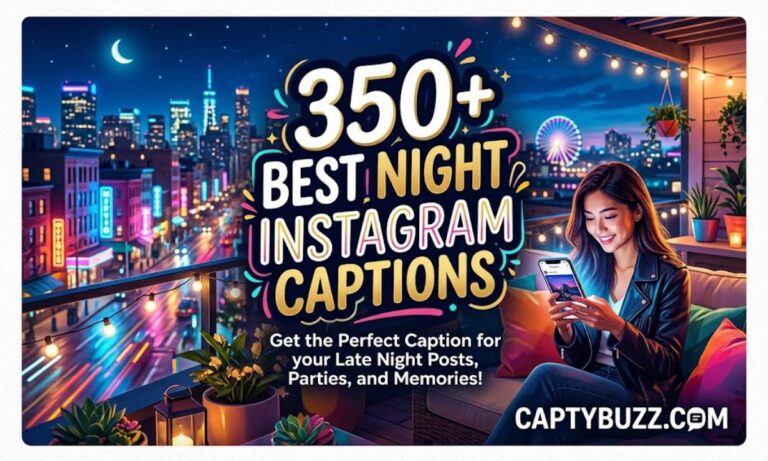 Best Night Instagram Caption