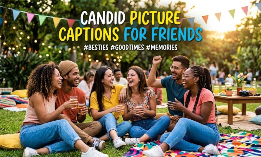 Candid Picture Captions for Friends