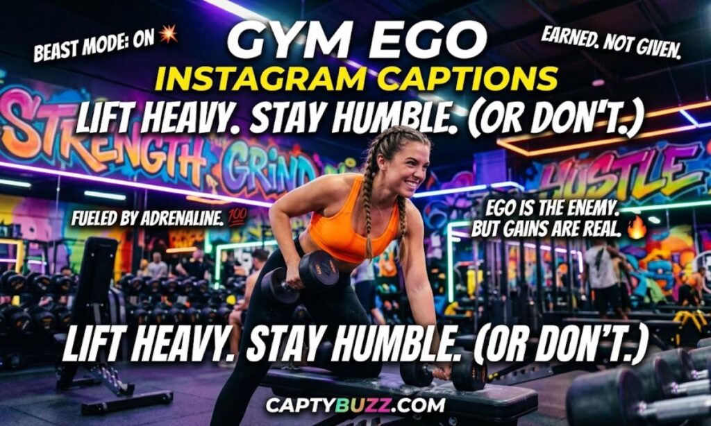 Gym Ego Captions for Instagram