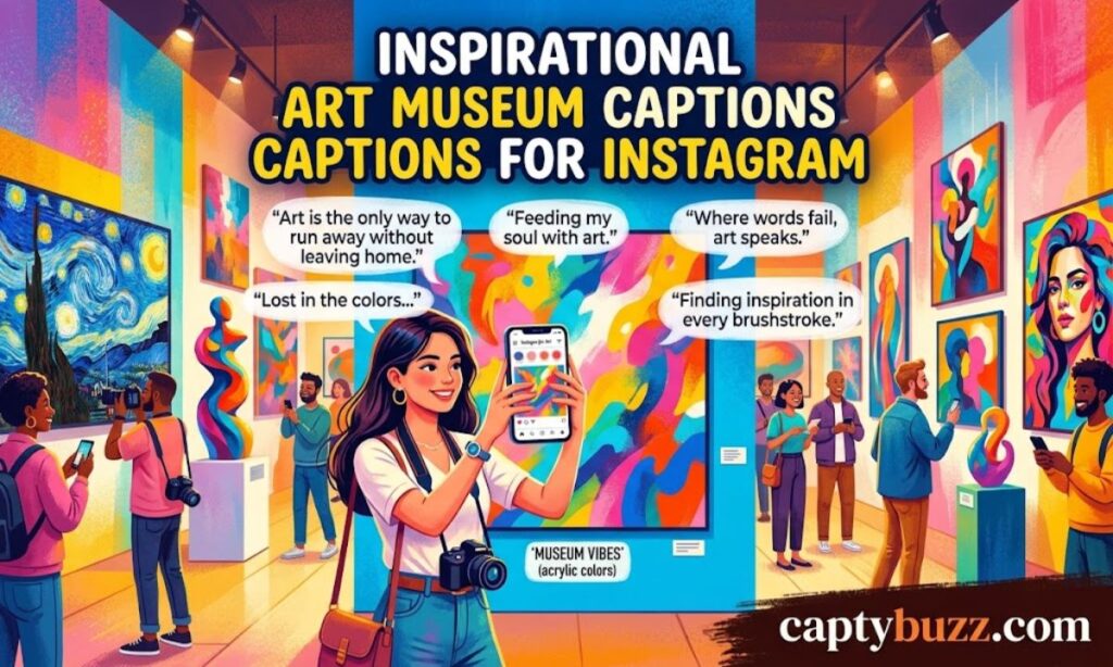 Inspirational Art Museum Captions for Instagram