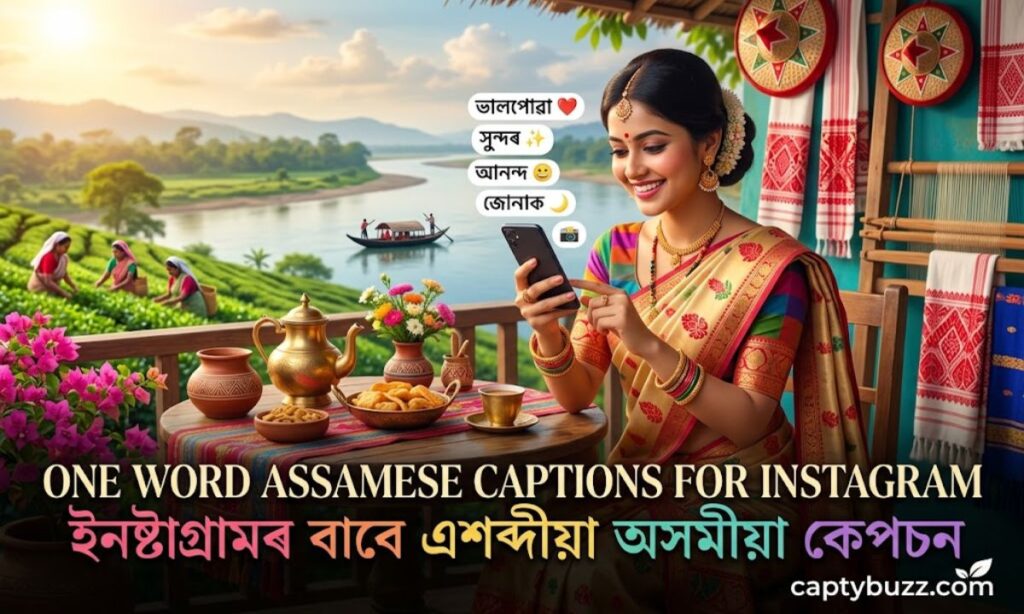 One Word Assamese Caption for Instagram