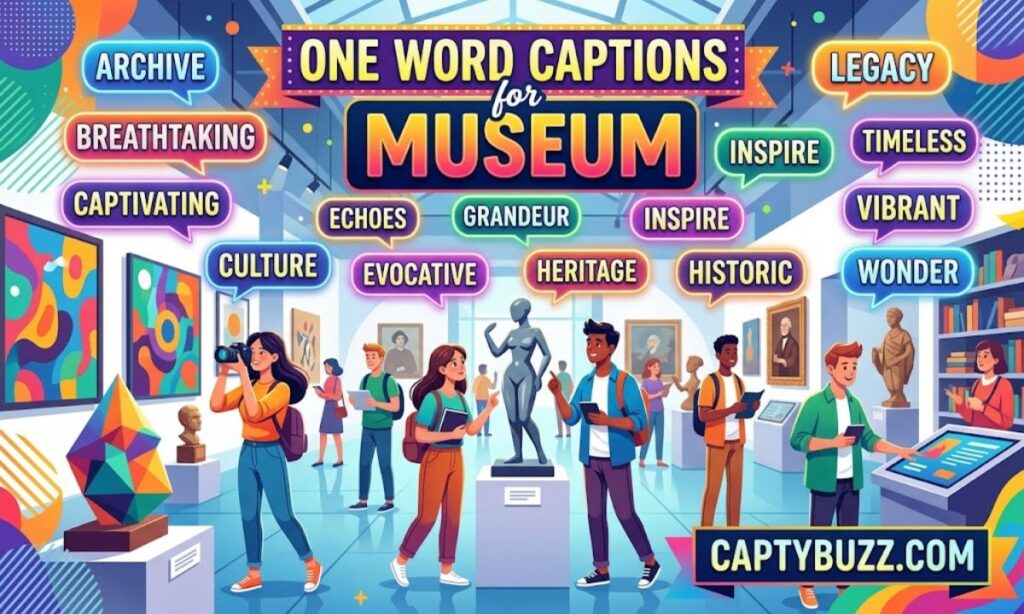 One Word Captions for Museum