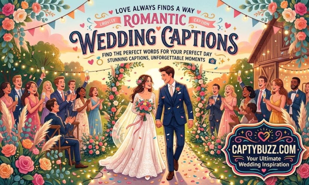 Romantic Wedding Captions