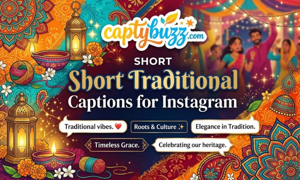 Short Traditional Captions for Instagram