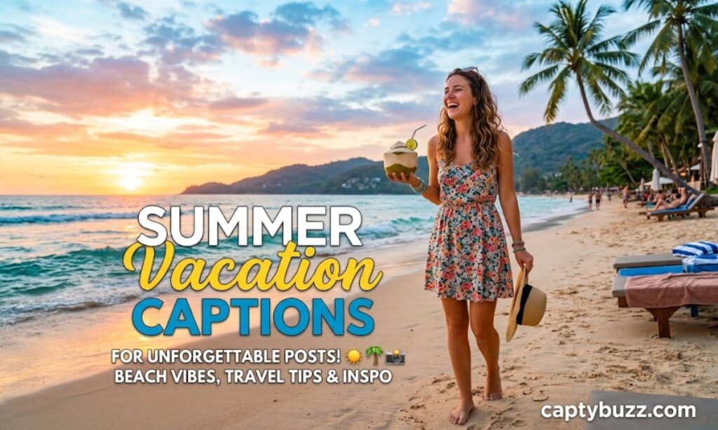 Summer Vacation Captions