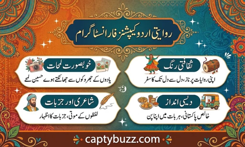 Traditional Captions for Instagram in Urdu