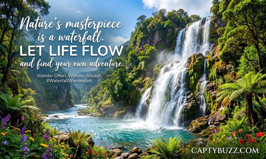 Waterfall Quotes for Instagram