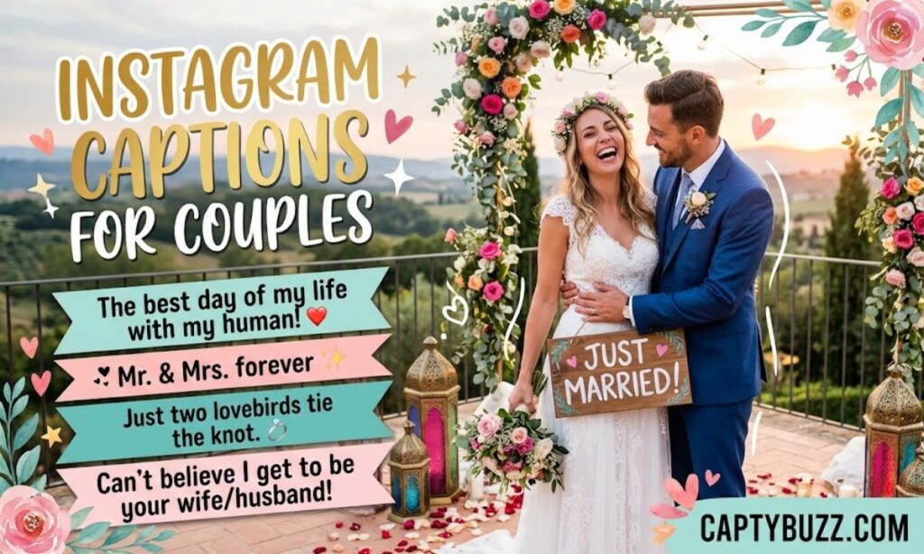 Wedding Captions for Instagram for Couple